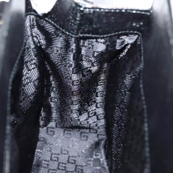 GUCCI Hand Bag Canvas Gray Auth - Picture 10 of 16